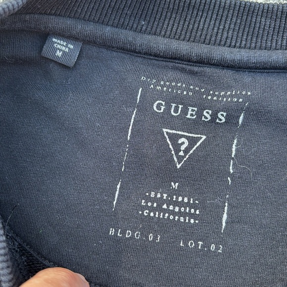 GUESS Black Long Sleeve with Colorful Embroidery - Picture 3 of 4